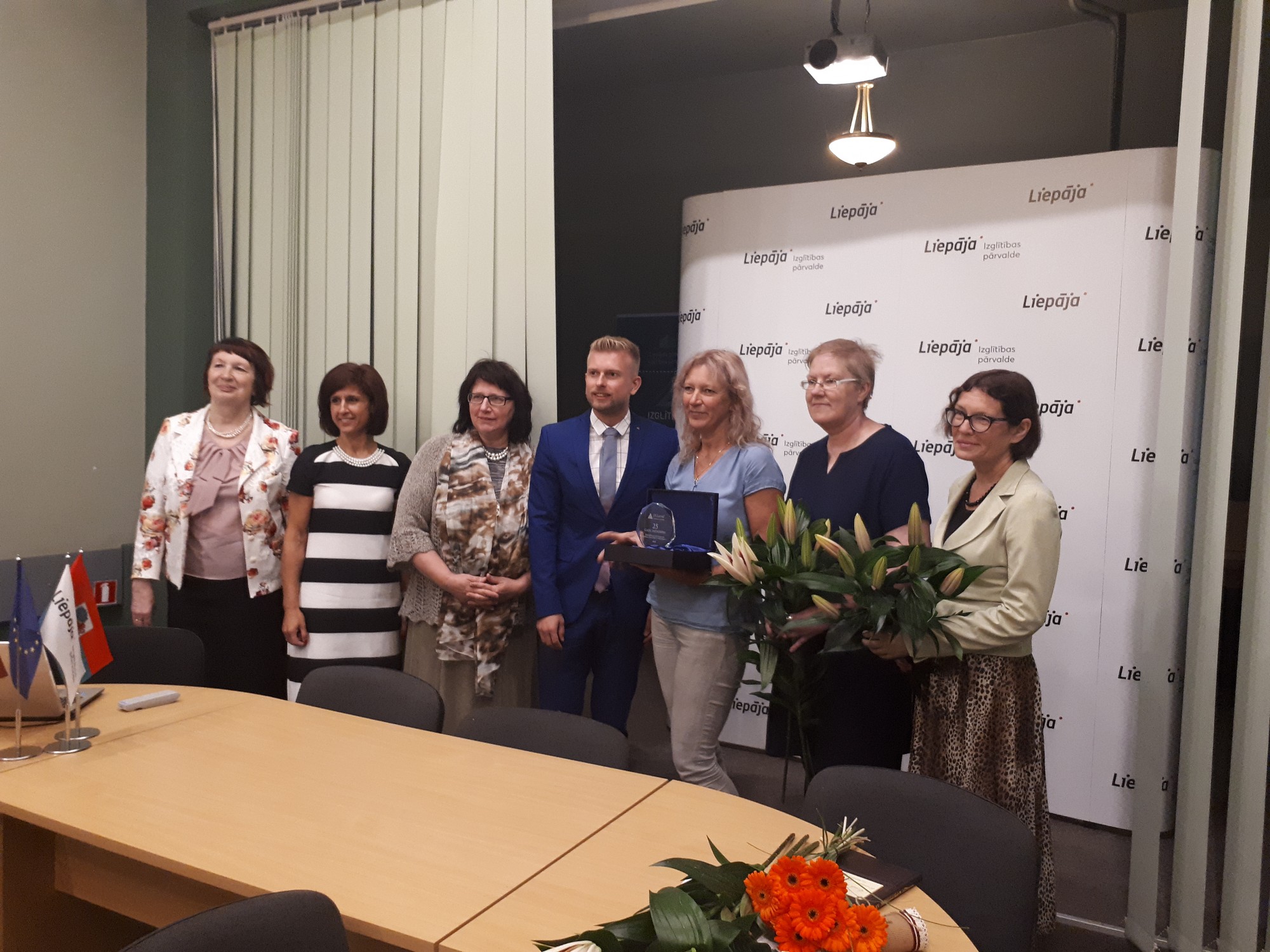 5.vidusskola saņem “Junior Achivement Latvia” balvu