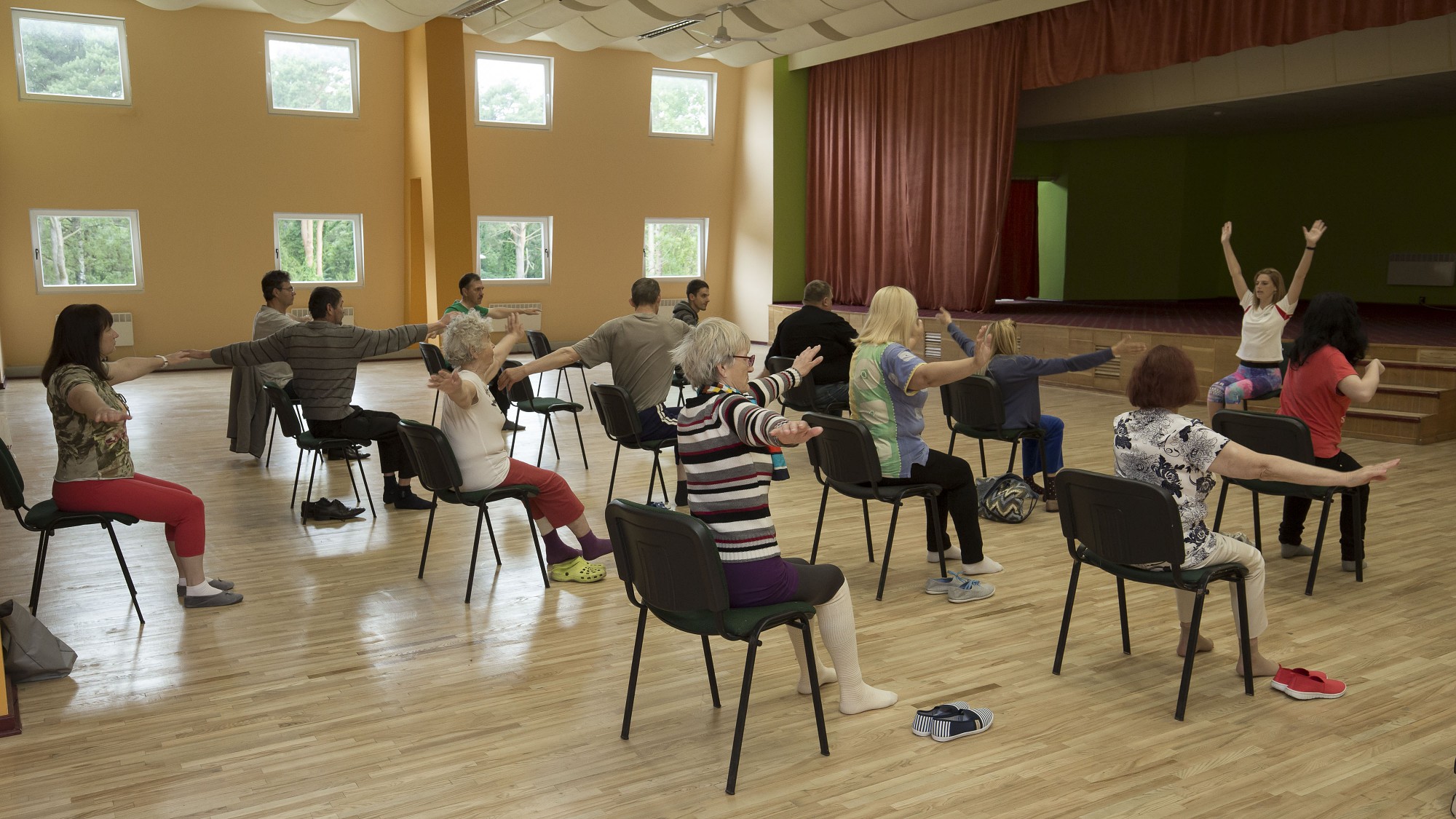 Cilvēkiem ar invaliditāti rīkos pilates nodarbības