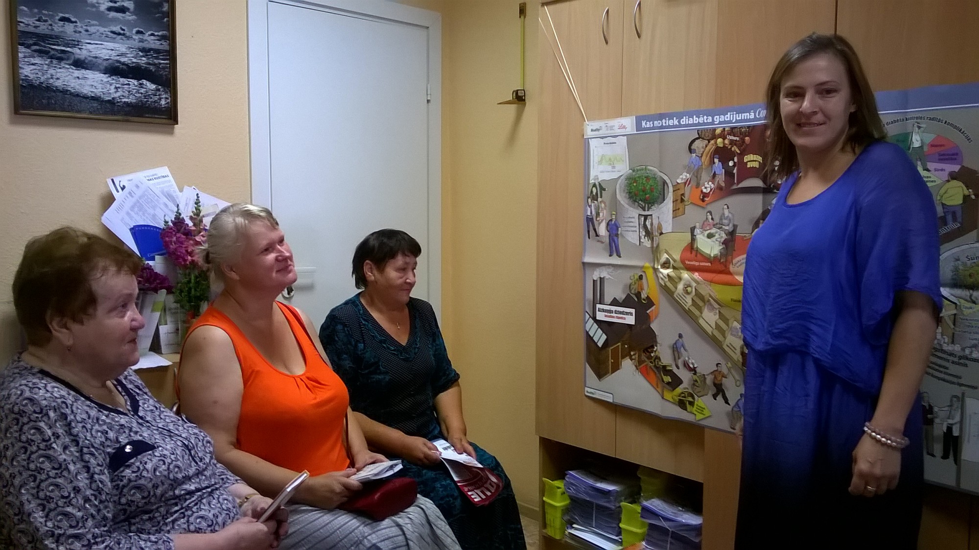 Apmācības kabinetā var apgūt iemaņas, kā sadzīvot ar diabētu