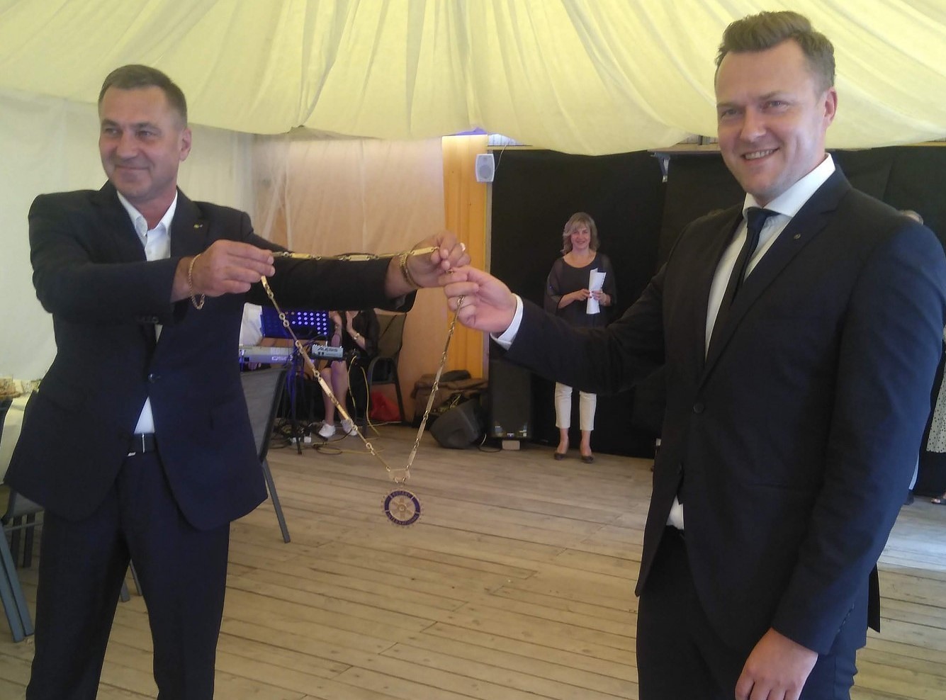 Rotariešiem prezidentu maiņa