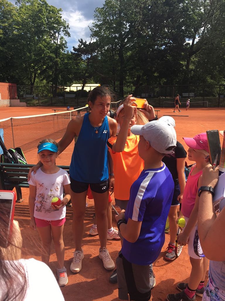 Sevastova viesojas Liepājas tenisa kortos