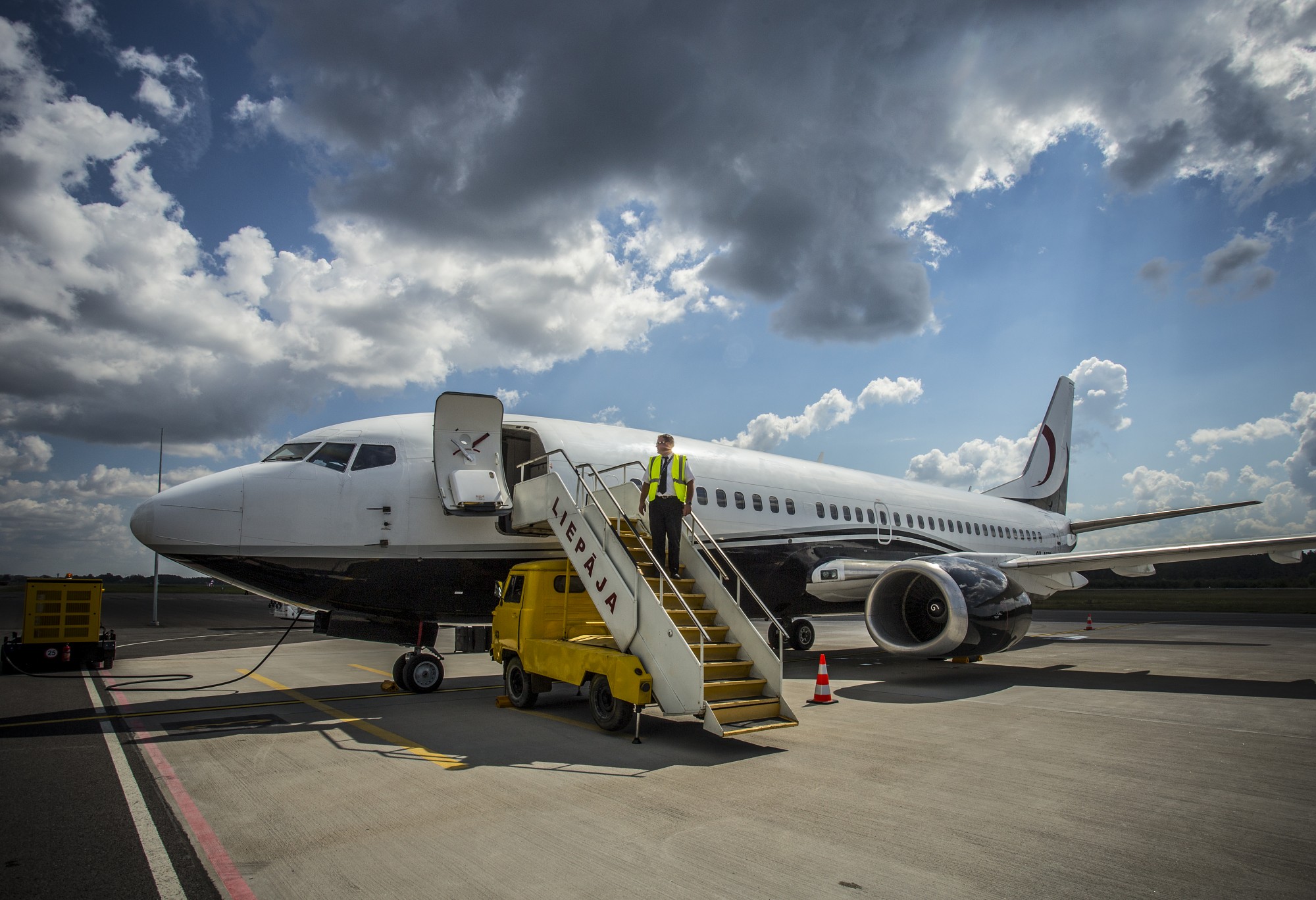 Lidosta uzņem ”Boeing” ar sportistiem