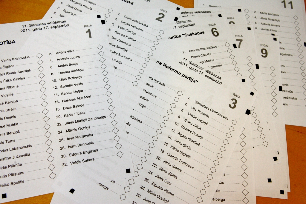 Vēlēšanās startēs 16 politiskie spēki