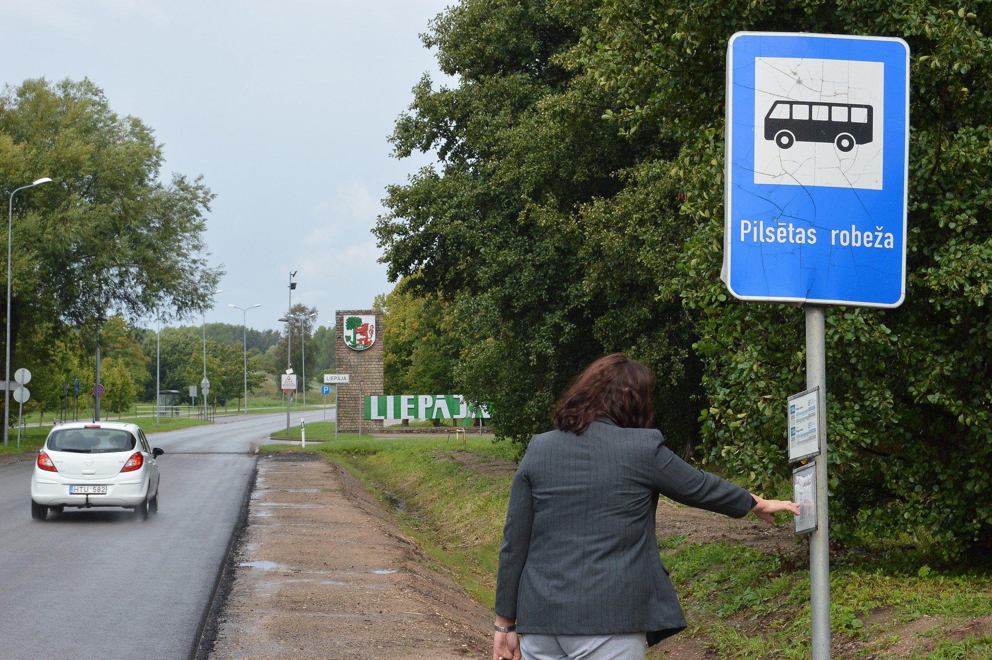 Satiksmes drošībai pārcels pieturvietu ”Pilsētas robeža”
