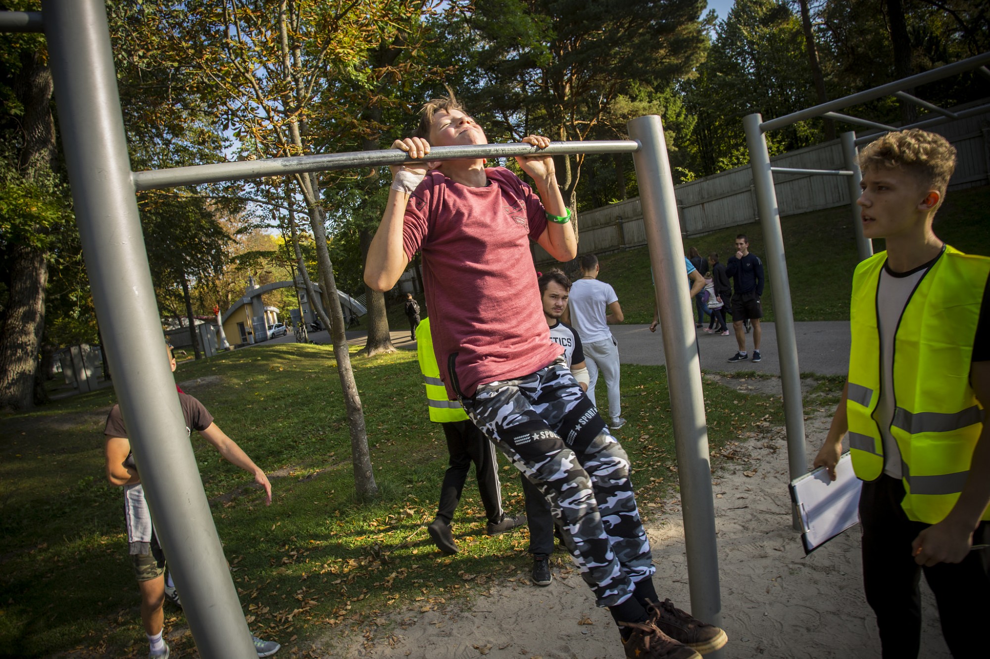 Ikviens var apliecināt savu spēku
