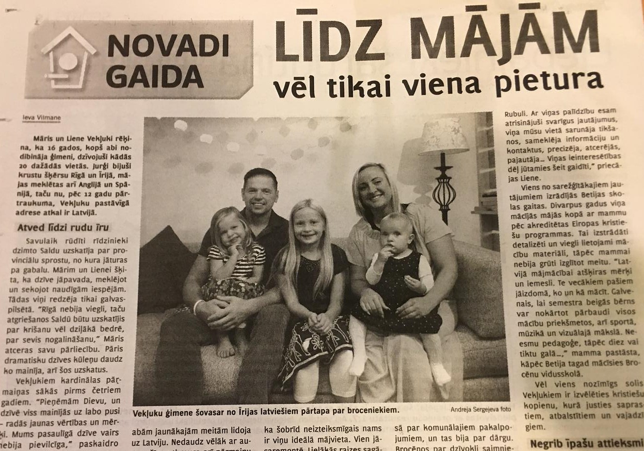 Aicinās domāt un sauks mājās