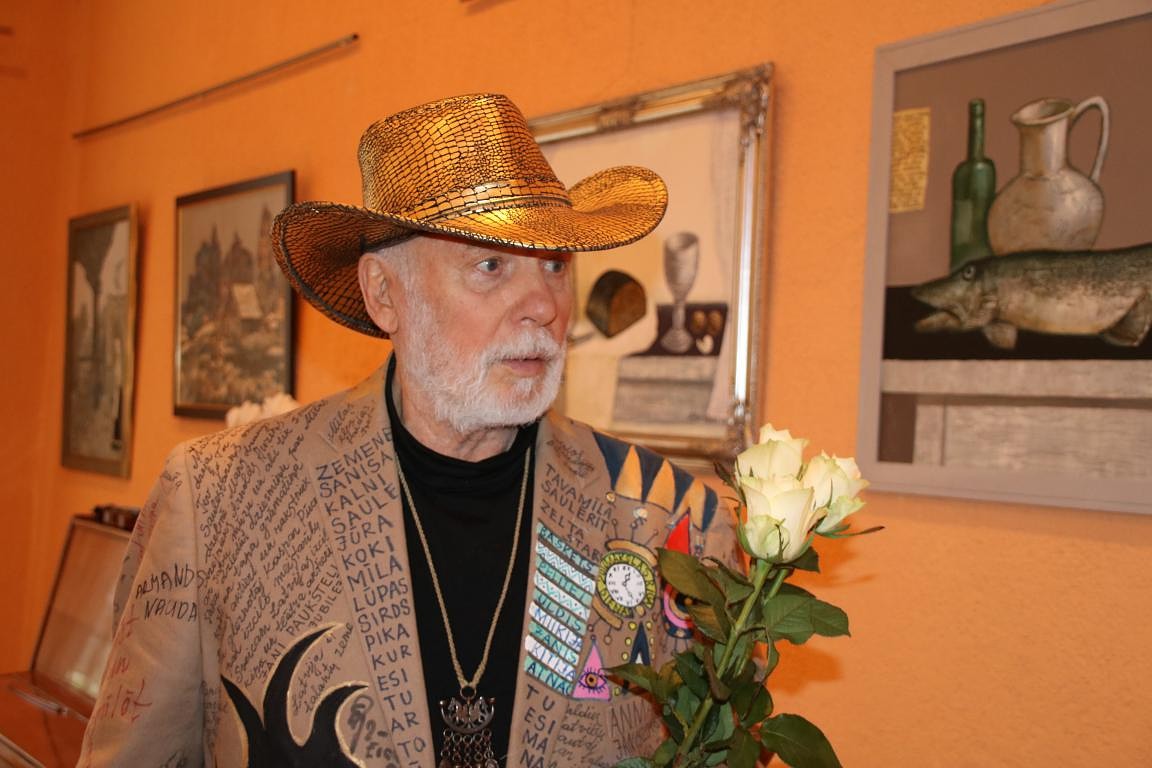Kalētos viesojās mākslinieks Jānis Anmanis