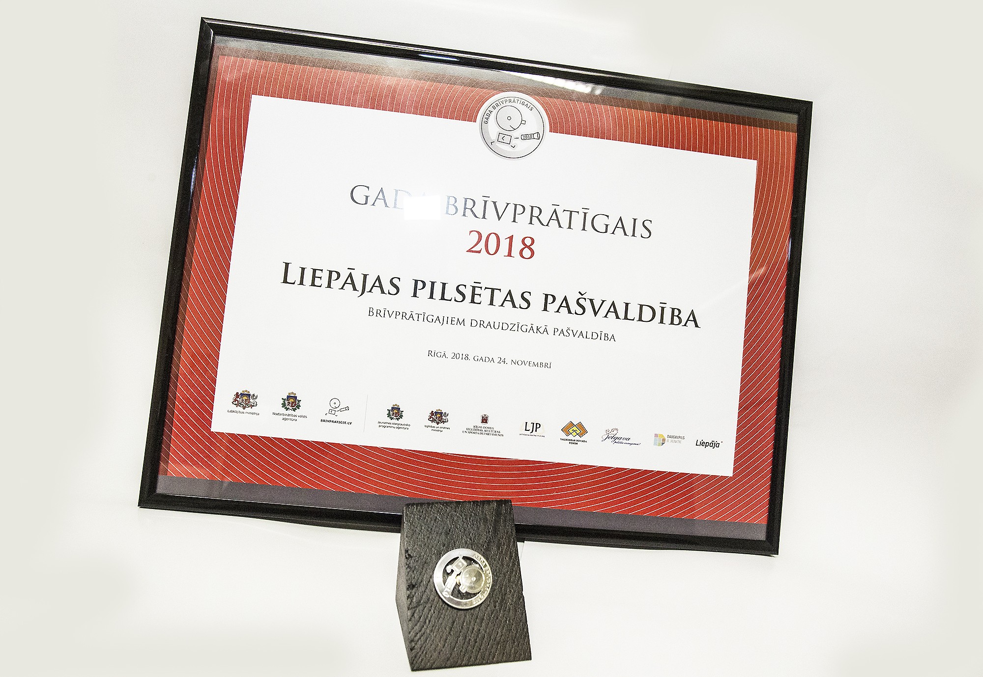 Liepāja atzīta par brīvprātīgajiem draudzīgāko pašvaldību