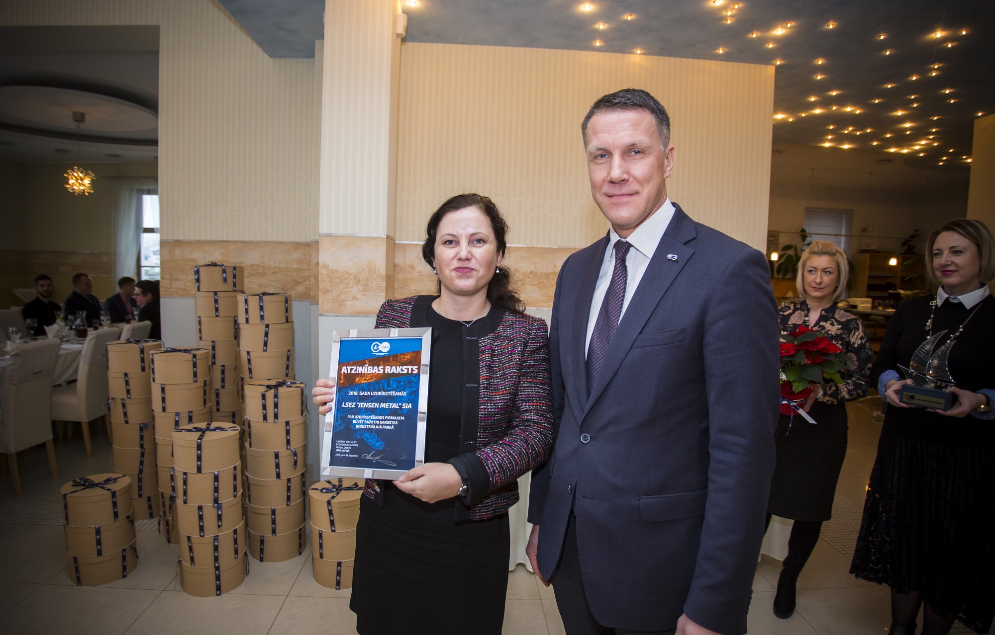 SEZ pārvalde sumina 2018.gada aktīvākos uzņēmējus