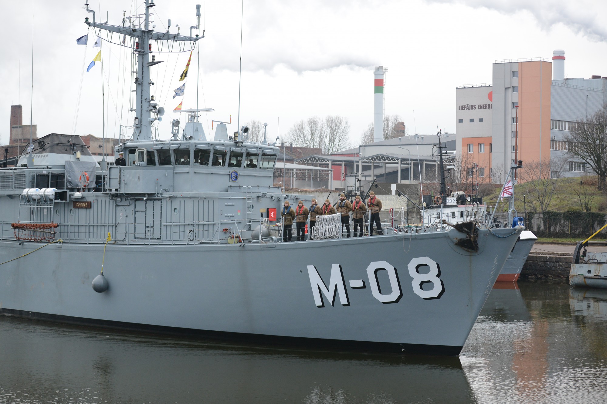 Kuģis “Rūsiņš” misijas laikā atradis piecas I un II pasaules kara mīnas