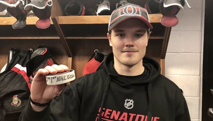 Balcers: Ir lieliski, ka jau tik ātri varēju gūt savus pirmos vārtus NHL