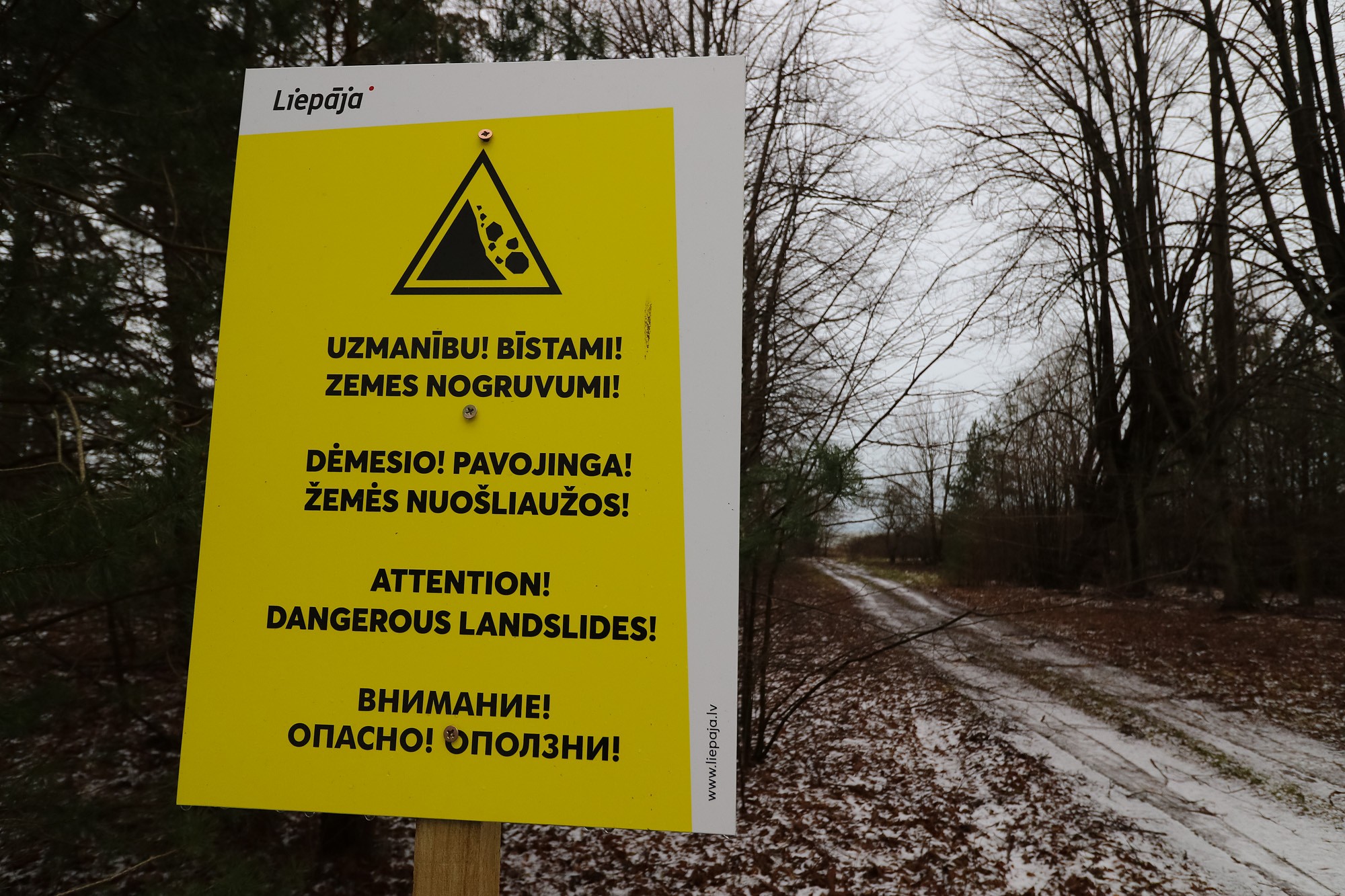 Jūras krasts Karostā – bīstams!