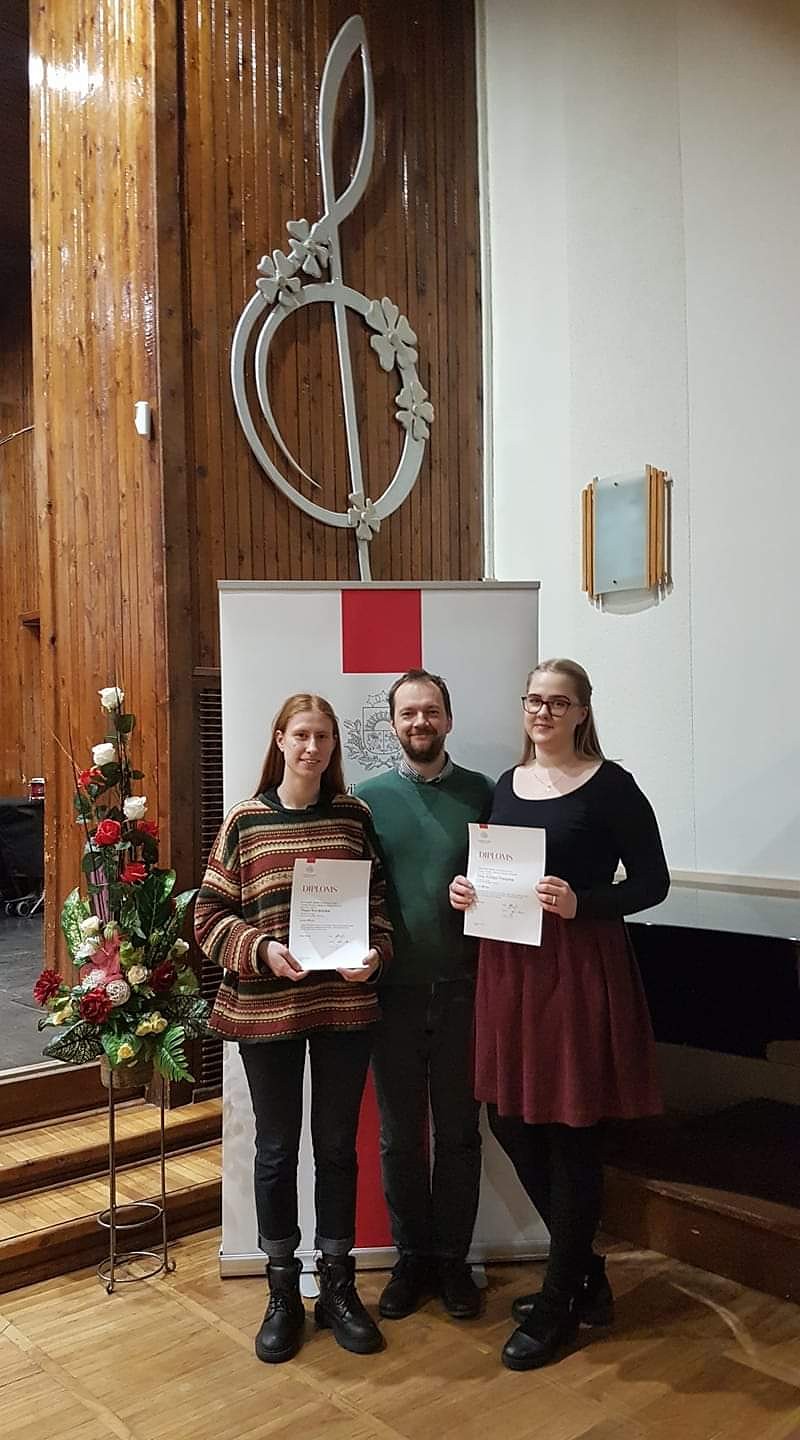 LMMDV audzēkņi izcīna godalgotas vietas pūšaminstrumentu un sitaminstrumentu spēlē