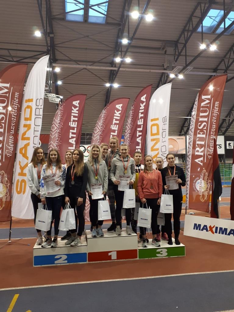 Vieglatlētiem Latvijas čempionātā medaļu birums