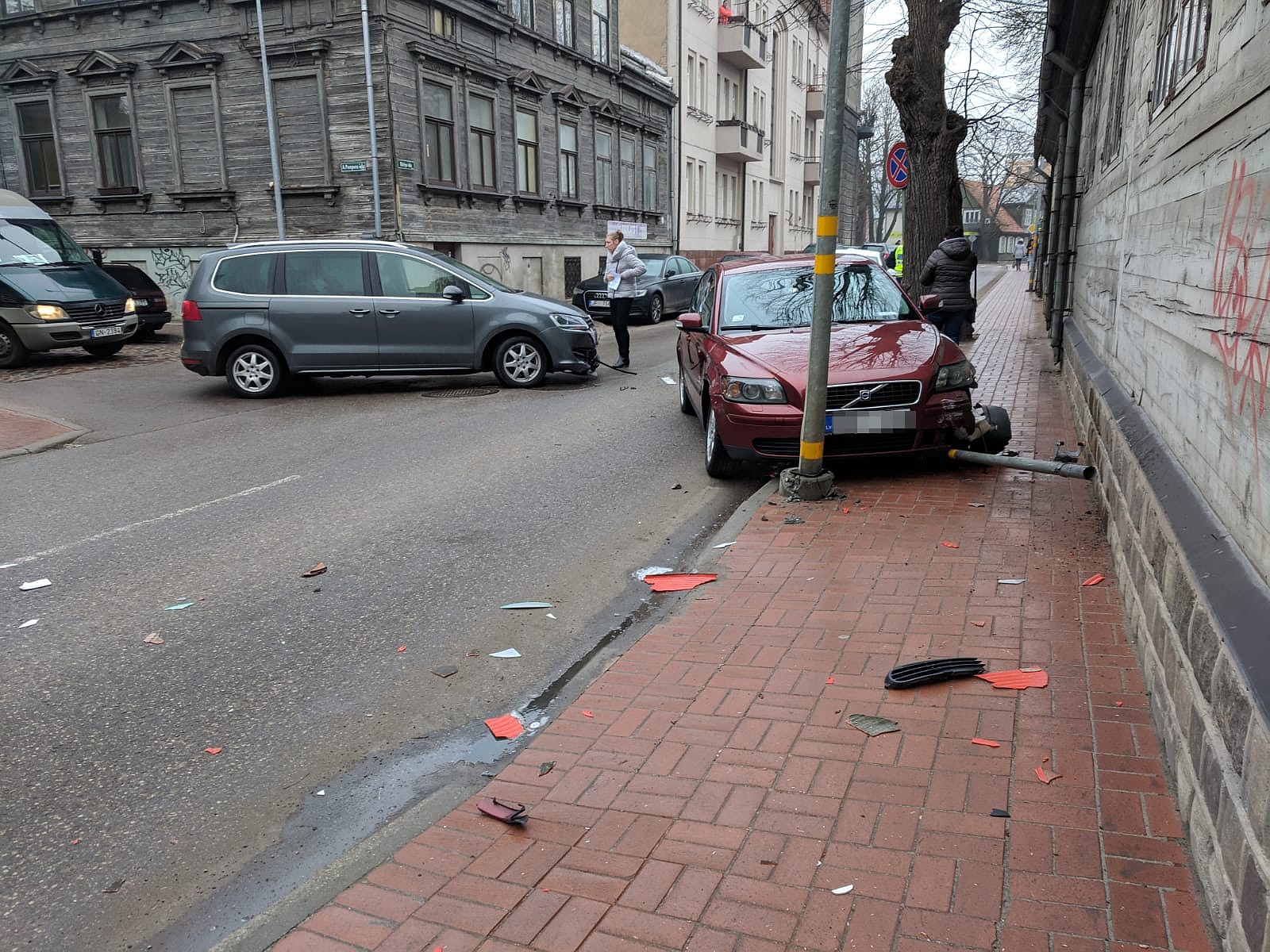 Kārtējais negadījums Robežu ielas krustojumā