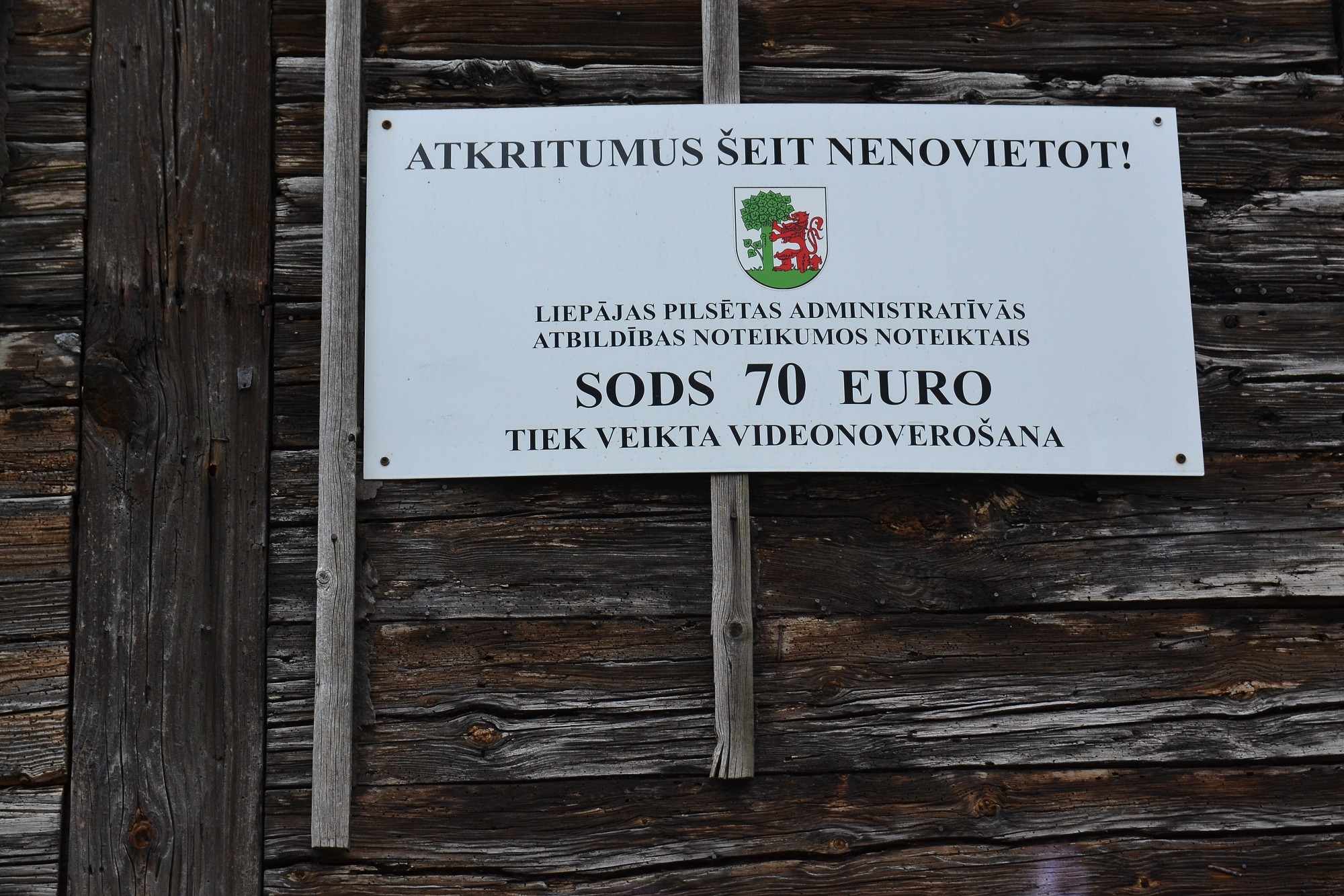 Garāžu tīrījis, mežiņu piecūkojis