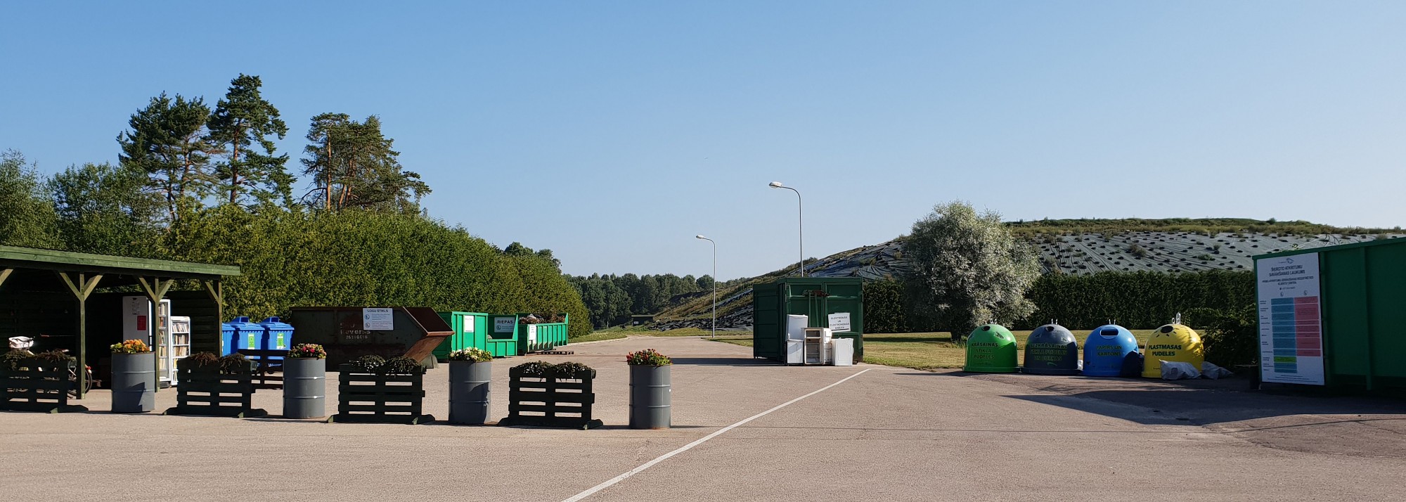 Šķiroto atkritumu pieņemšanu poligonā ”Ķīvītes”