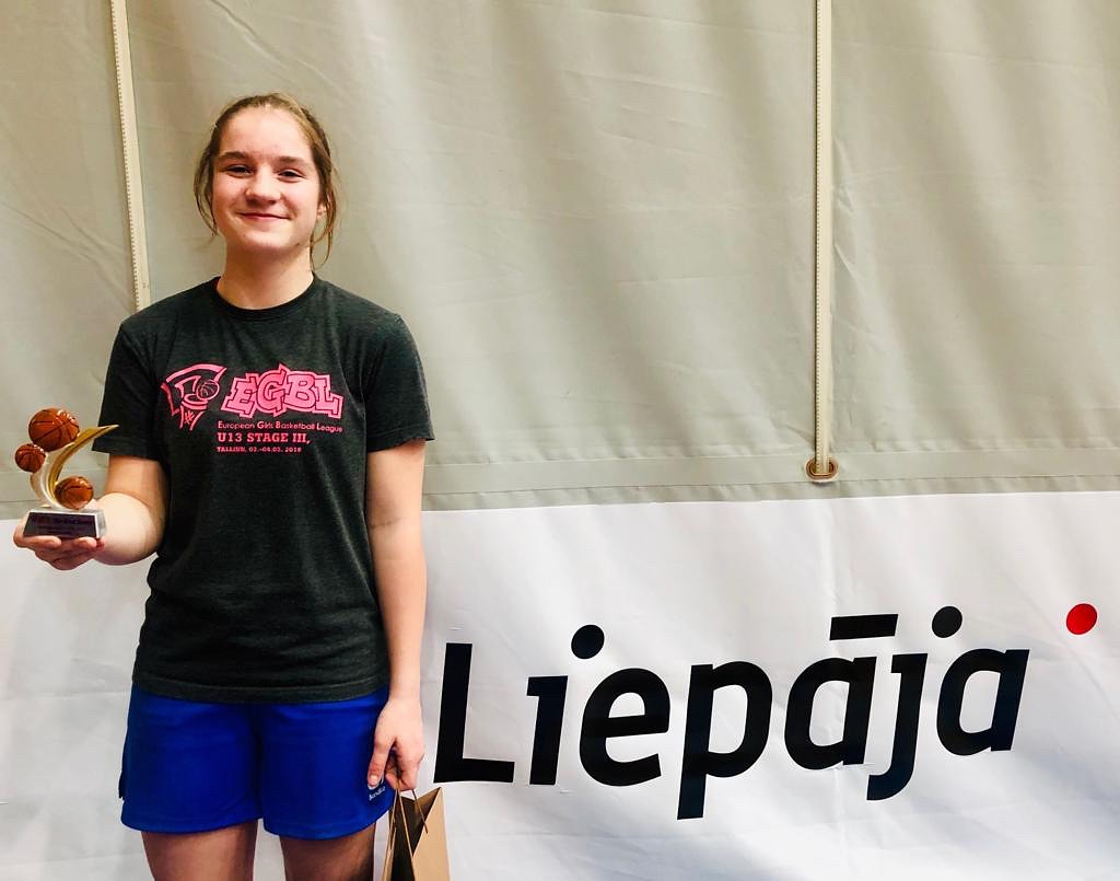 Rezultatīvākā U13 basketboliste – Madara Šmite
