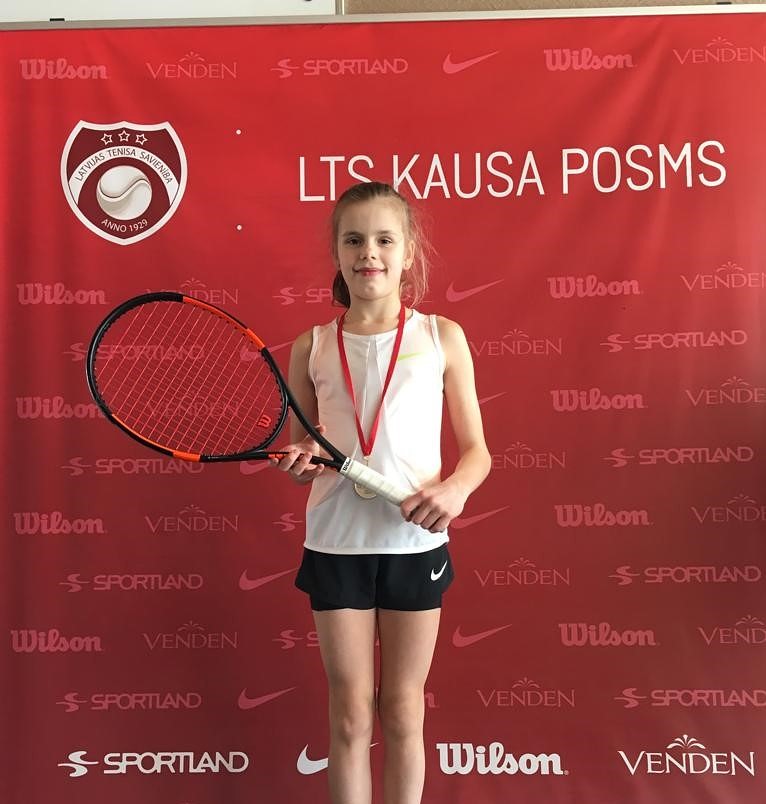 Tenisiste Marija Lauva izcīna 2.vietu