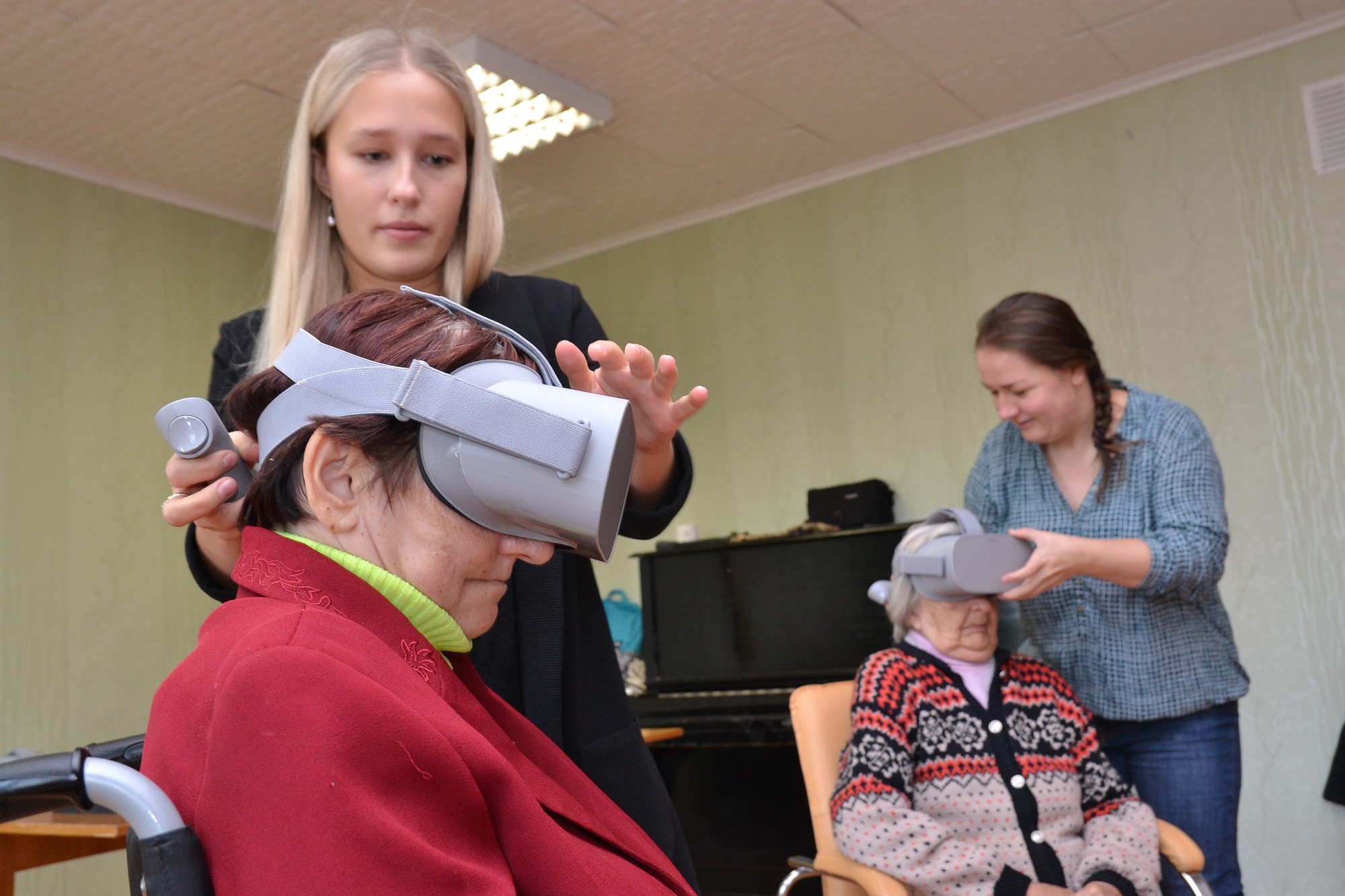 Liepājas Veco ļaužu dzīvojamā mājā ienāk virtuālā realitāte