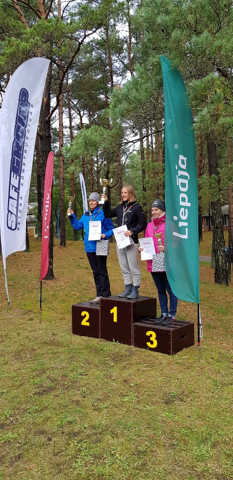 Liepājas čempionātā orientieristi sadala medaļu komplektus