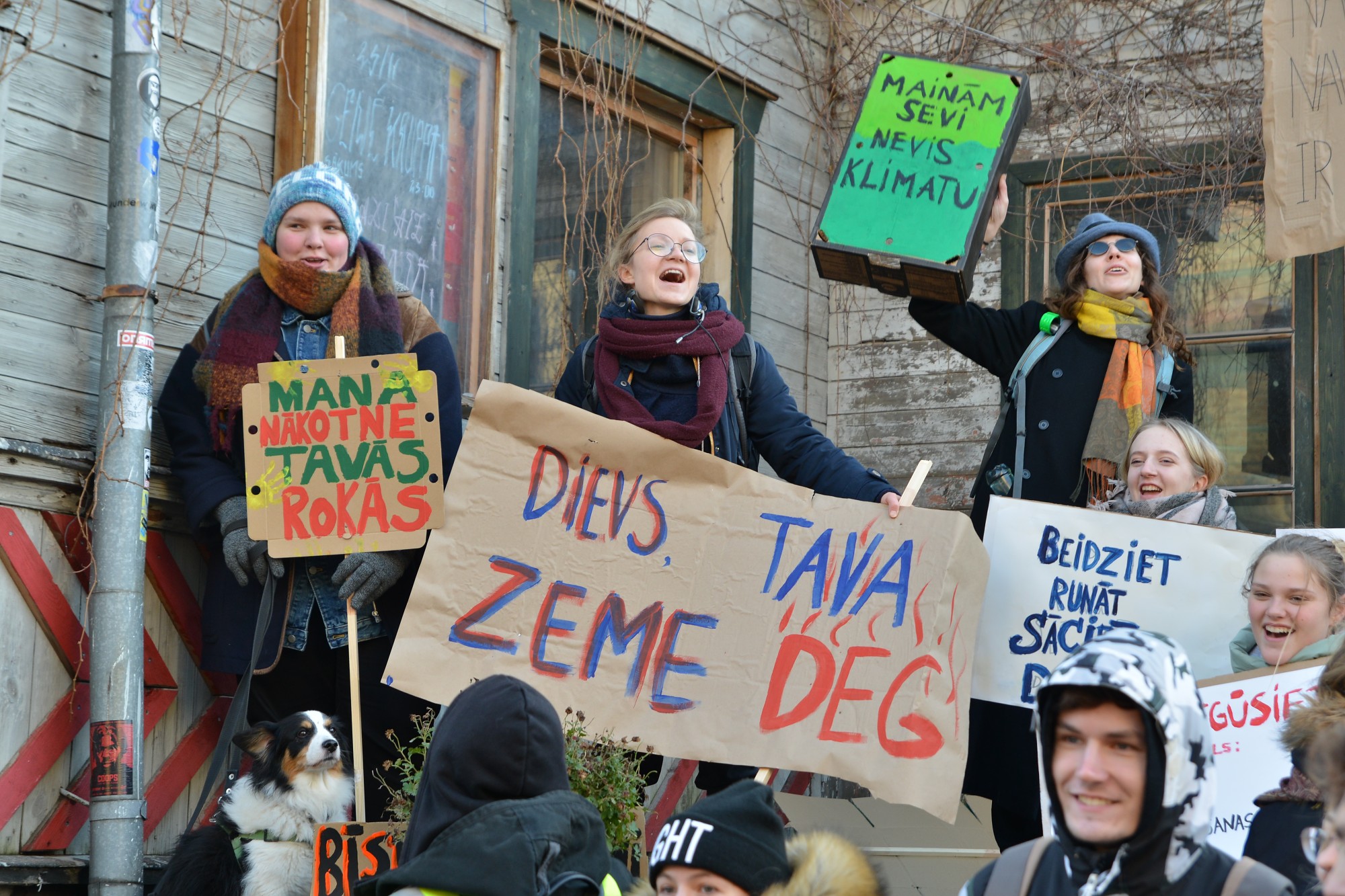 Liepājā norisinājās vides jautājumiem veltīts protesta gājiens