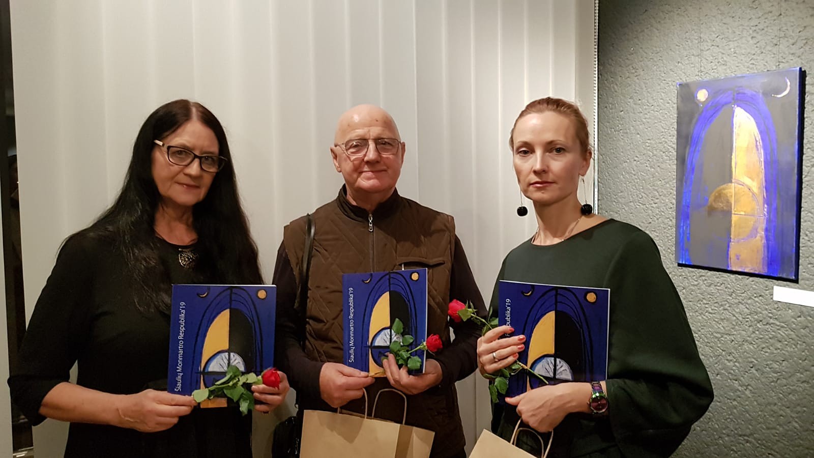 Šauļos atklāta Liepājas Universitātes mākslinieku izstāde