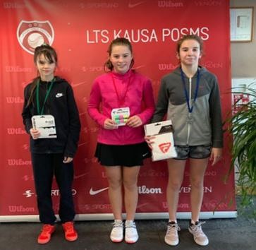 Tenisiste Elizabete Marta Hamitova sacensībās Jelgavā izcīna 3.vietu