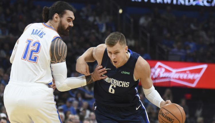 Porziņģim “double-double” uzvarā pār “Thunder”