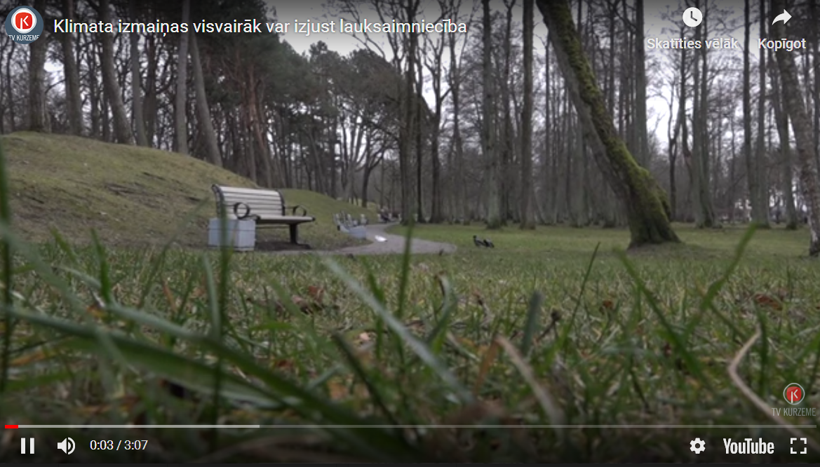Klimata izmaiņas visvairāk var izjust lauksaimniecība