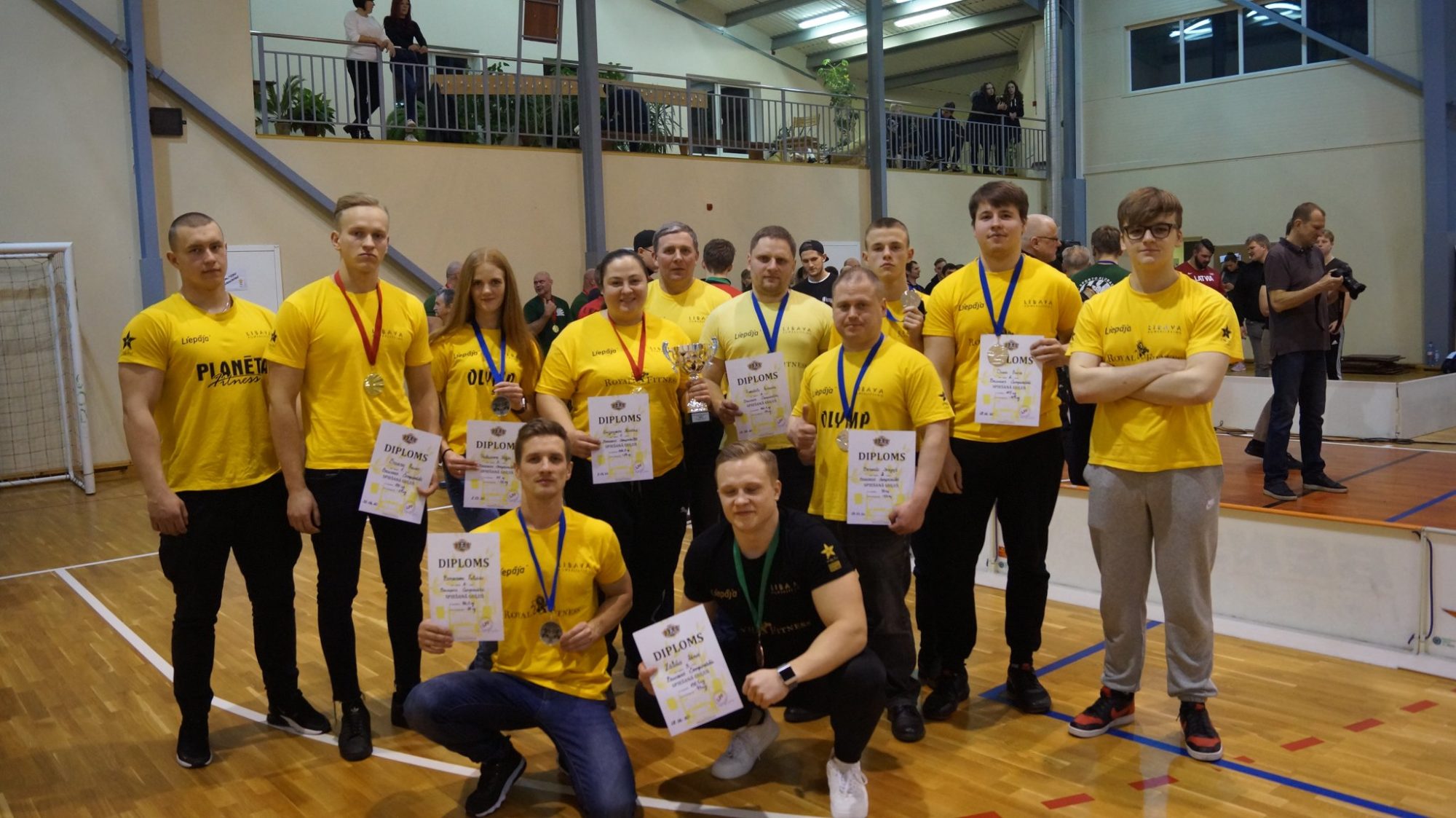 Liepājas pauerliftinga komanda piektā kausa izcīņas posmā