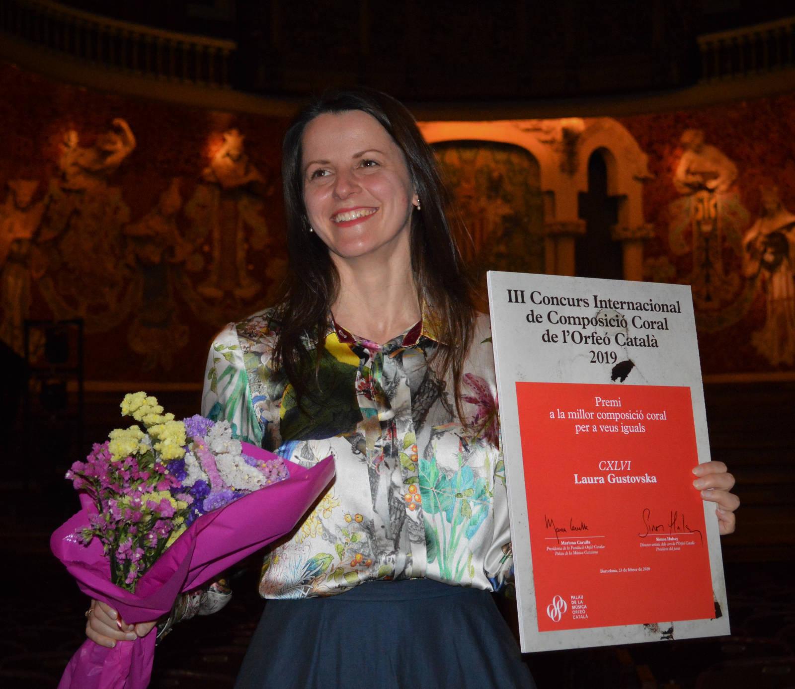 Liepājnieces kompozīcija triumfē Barselonā