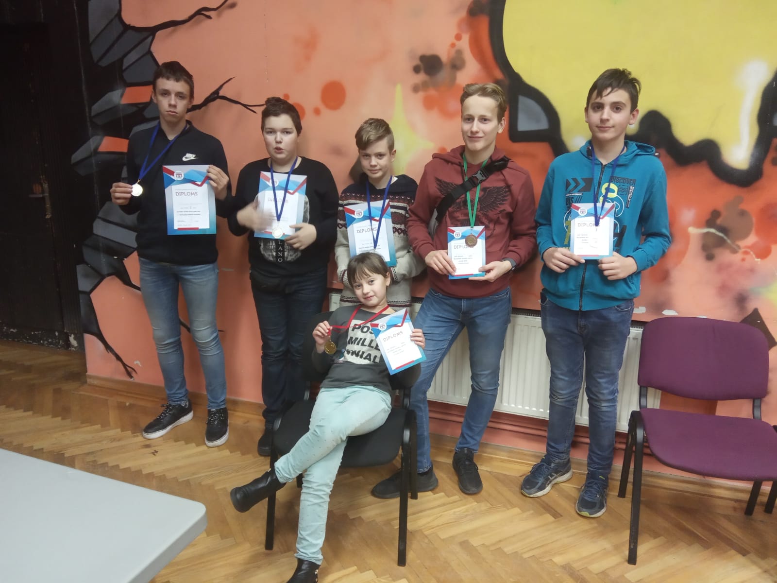Jauniem šahistiem panākumi Kuldīgā