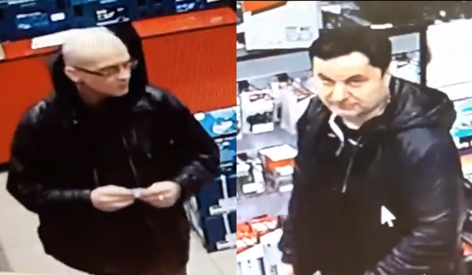 Video: Policija aicina atpazīt vīriešus, kas apzaguši instrumentu veikalu