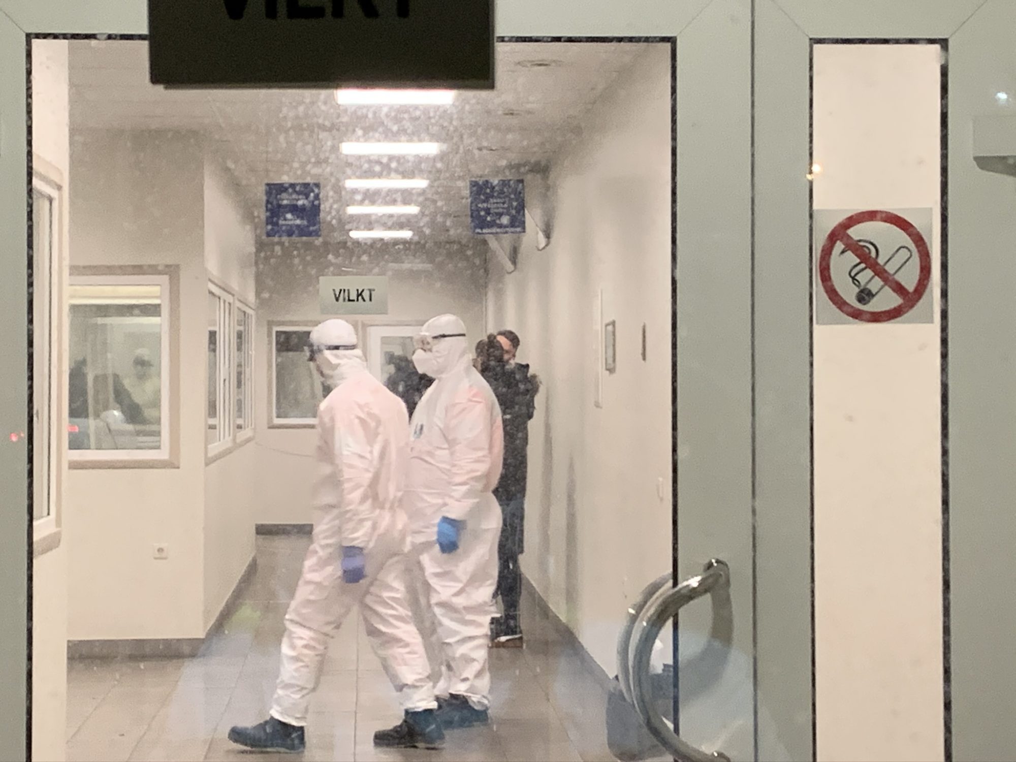 Caur Liepāju eskortē baltiešus, kuri bija iesprūduši uz Polijas robežas