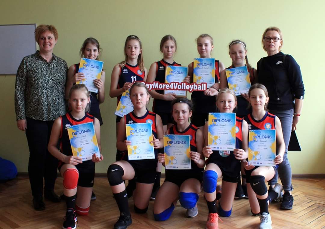 U12 volejbolistes aizvada ”Ziemas kauss” sacensības
