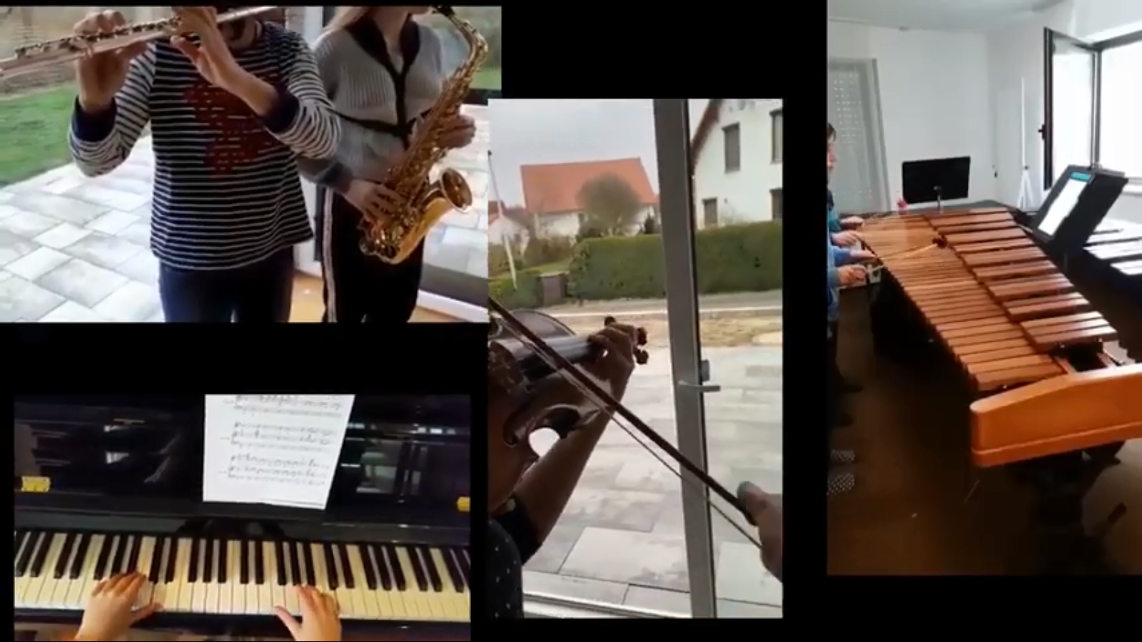 Dienas prieks: Cilvēki paliek mājās un sūta muzikālu sveicienu Itālijai