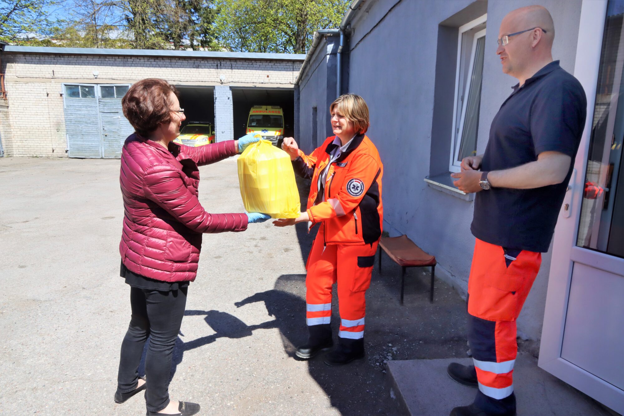 Sarūpē siltas pusdienas Grobiņas mediķiem