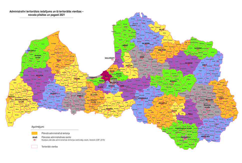 Valsts prezidents izsludina Administratīvi teritoriālās reformas likumu