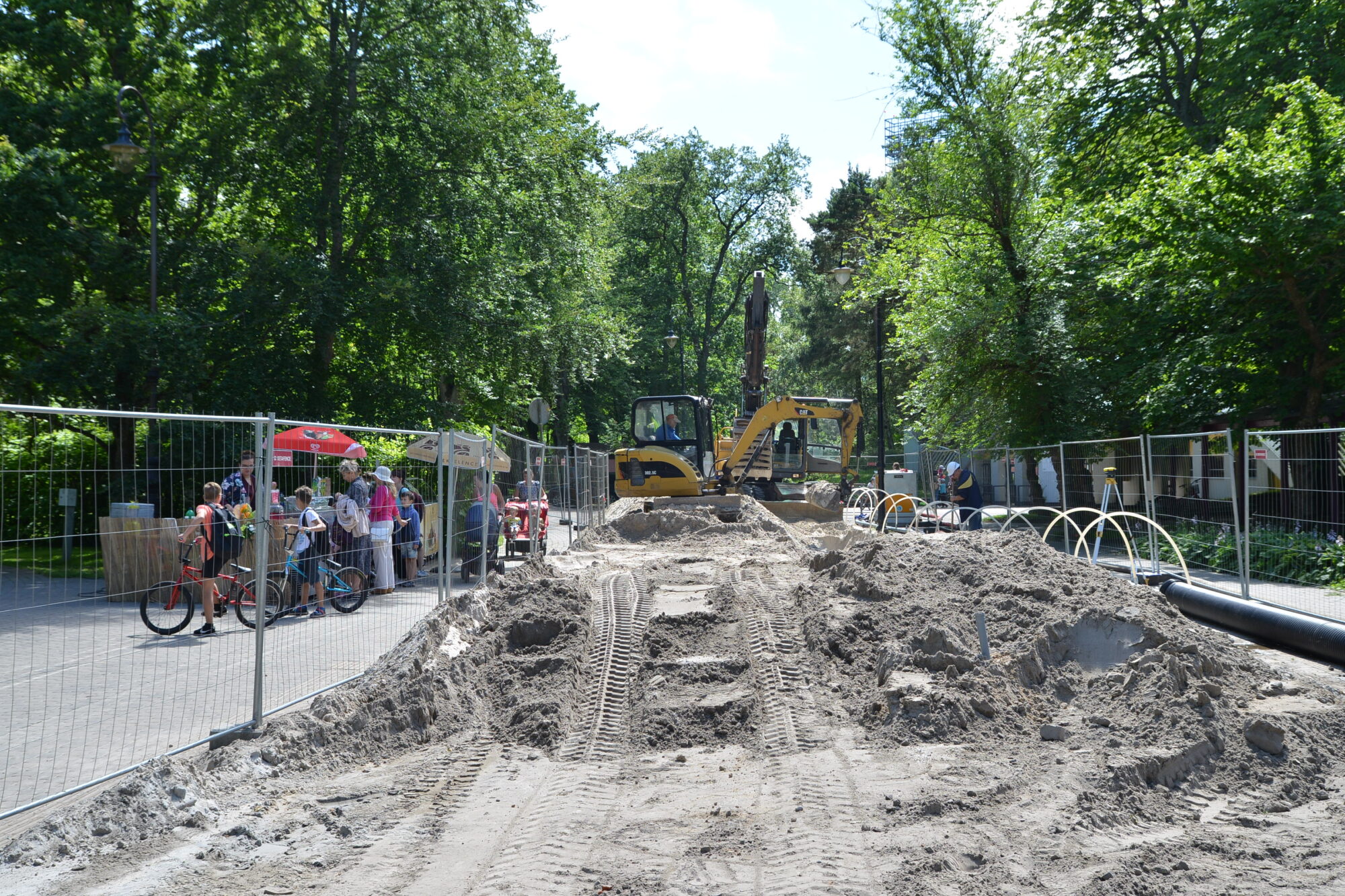 Jūrmalas parkā teritorijā ierīko lietus ūdens kanalizāciju