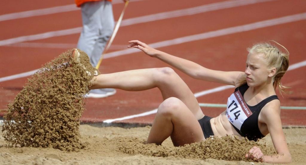 Liepājniekiem medaļas Latvijas U16 čempionātā vieglatlētikā