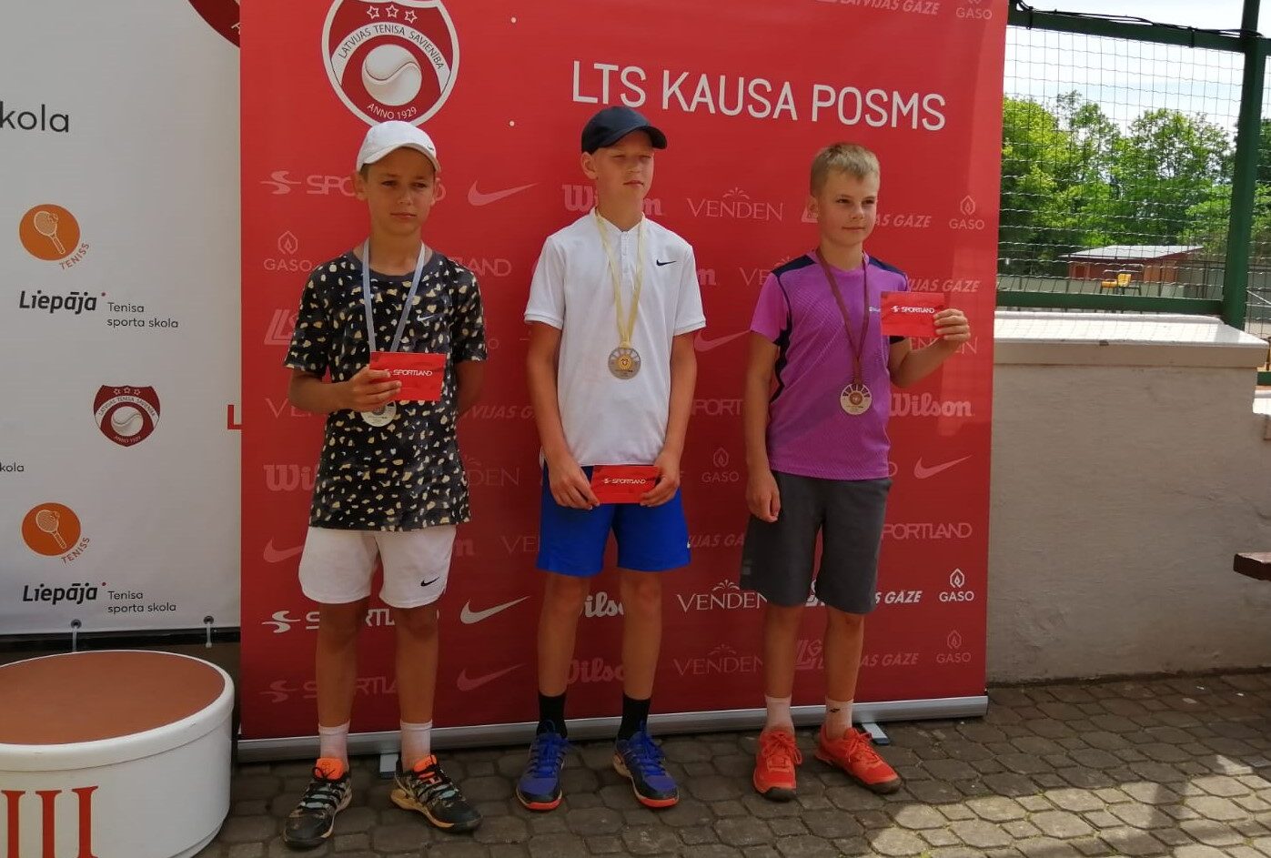 Liepājā aizvadīts LTS kausa posms U12 tenisistiem