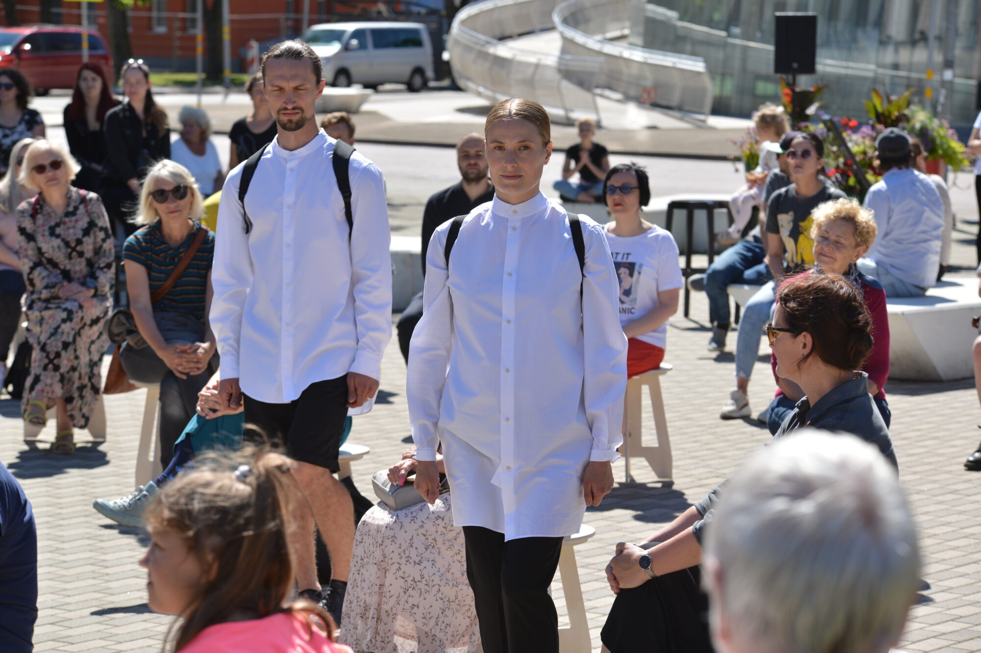 Festivālu “Liepājas Mākslas forums” ieskandināja ar dejas izrādi “Labrys”