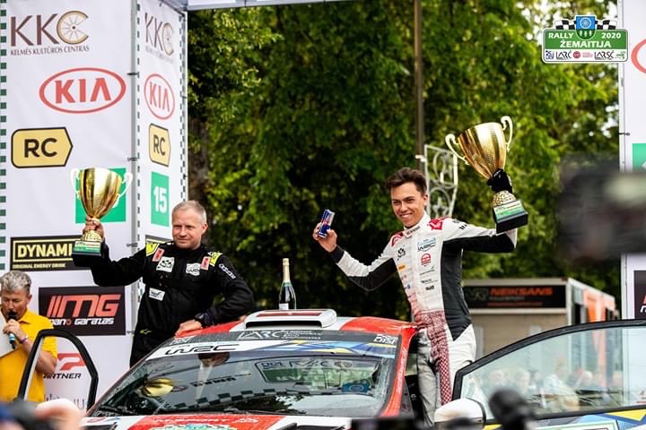 Rallijā ”Žemaitija 2020” Mārtiņa Seska/Renāra Franča ekipāža ātrākā starp priekšpiedziņām un septītā kopvērtējumā