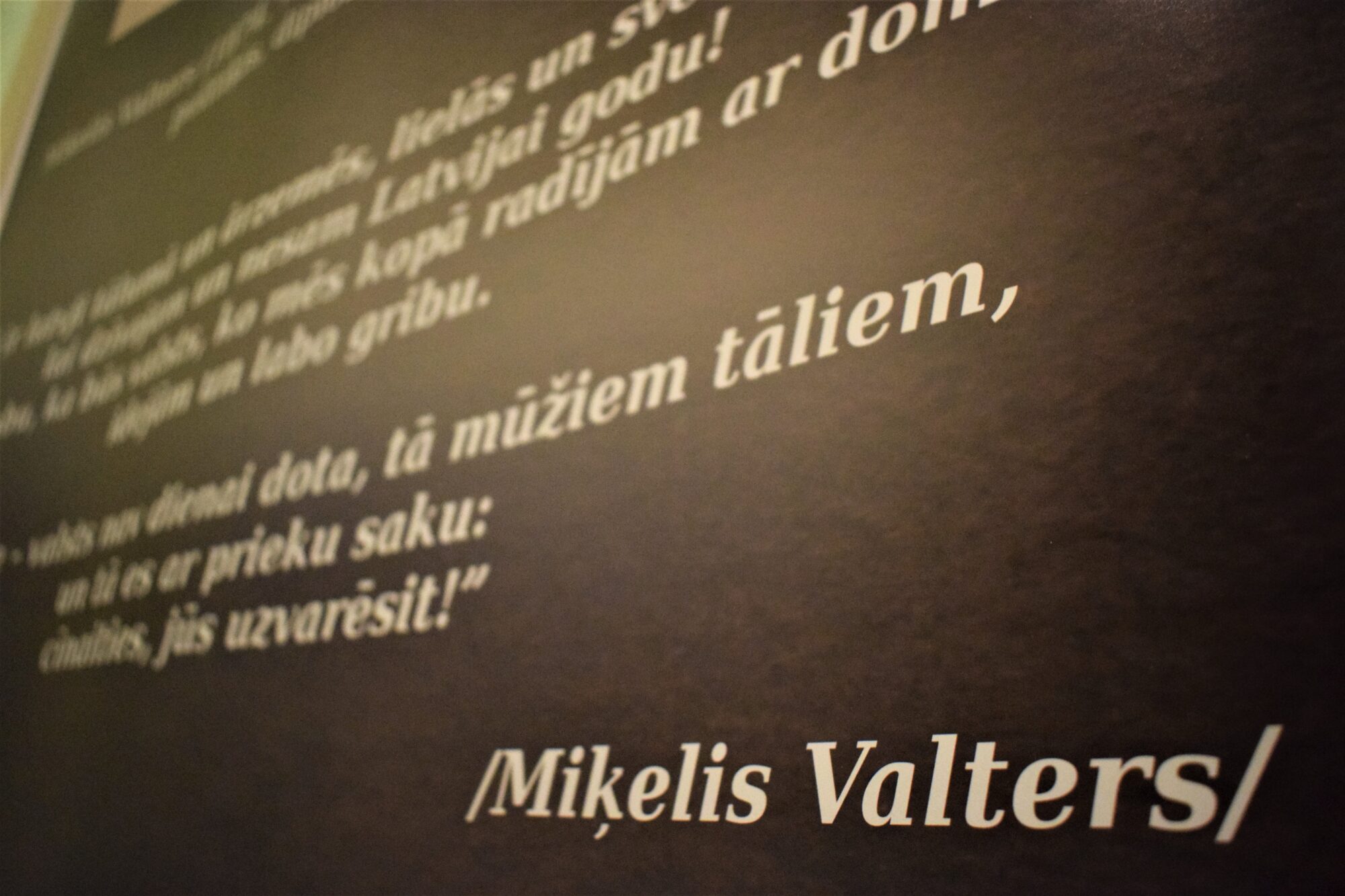 Valsts svētkos Liepājas muzejs aicina skolēnus piedalīties citātu konkursā