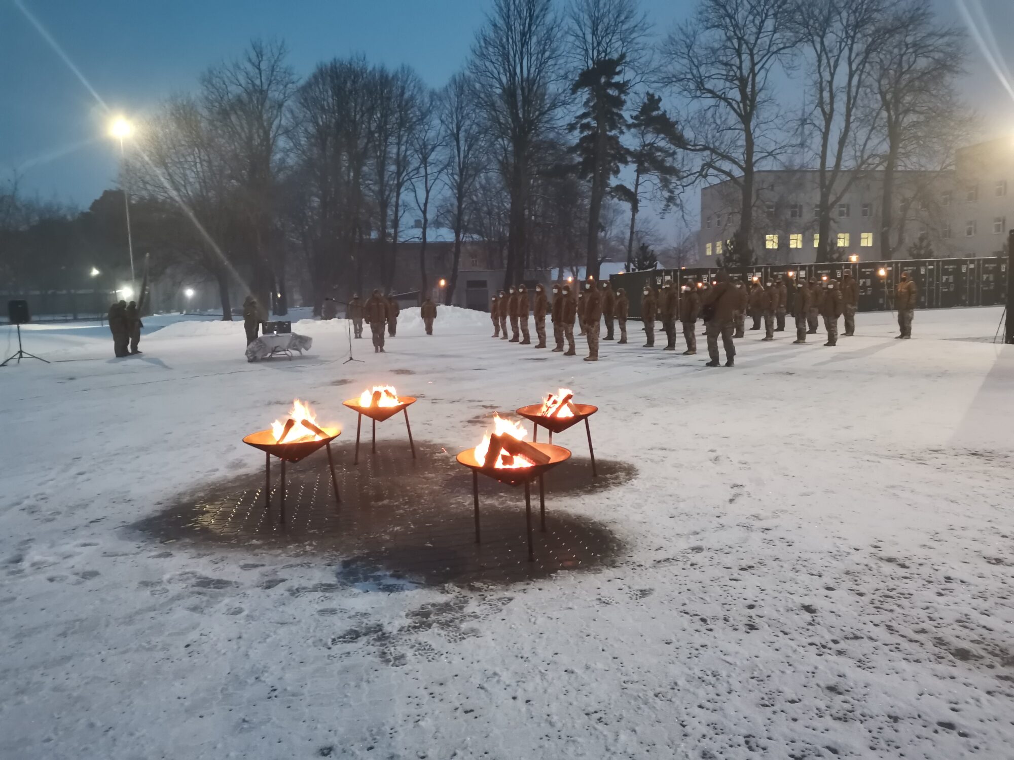Liepājā jaunie zemessargi dod svinīgo zvērestu