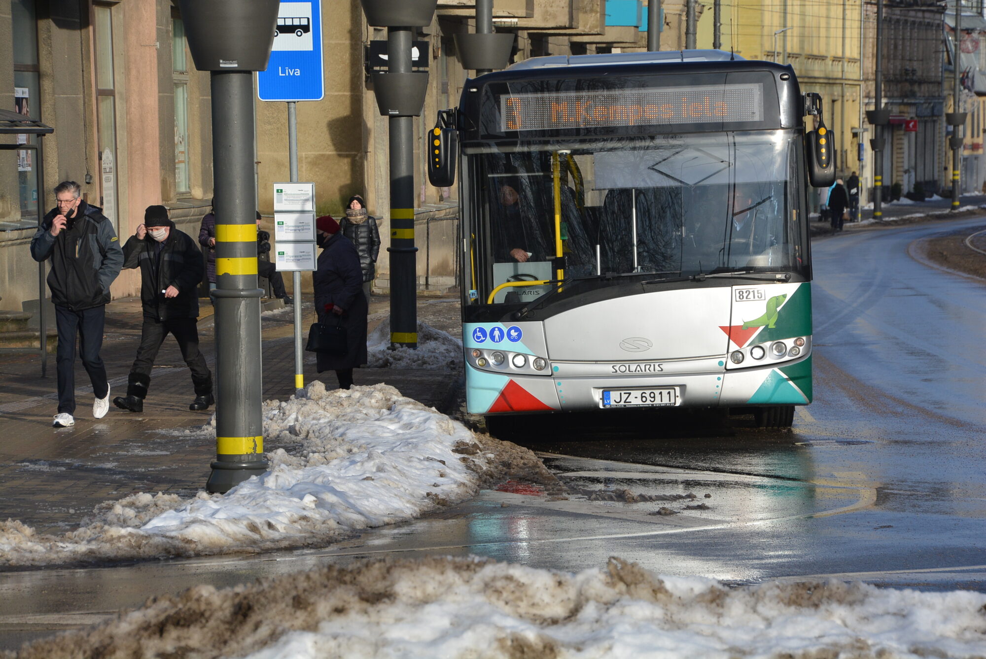 Autobusu piepildījumā problēmas nekonstatē