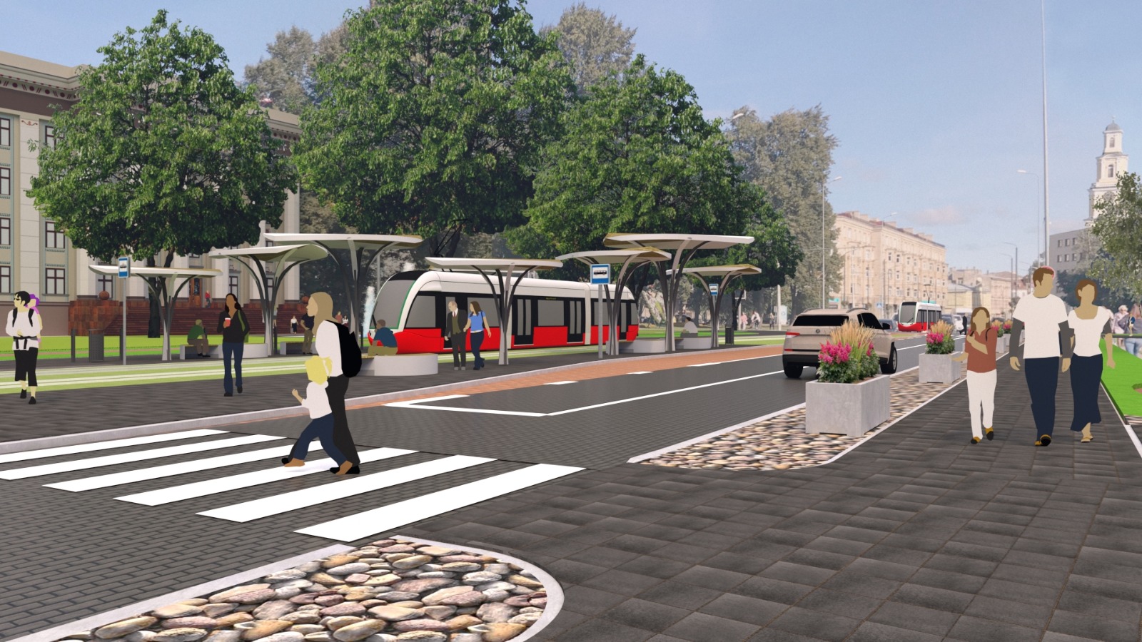 Bilde fantāzijas iedarbināšanai. Top projekts Lielās ielas pārbūvei