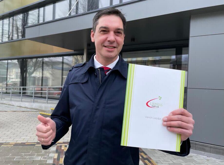 Uldis Sesks nav Liepājas partijas saraksta līderis, ar pirmo numuru startē Gunārs Ansiņš
