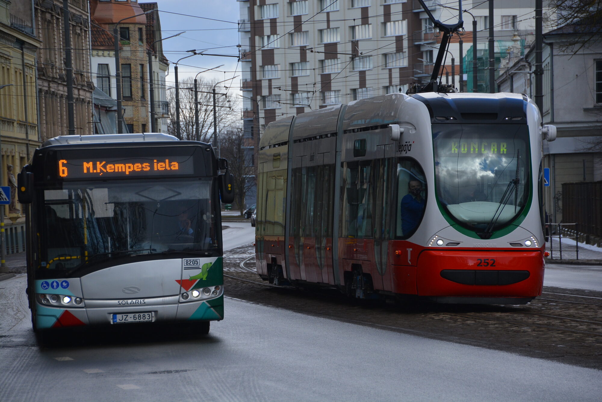 Tiešsaistes kartē var sekot līdzi Liepājas sabiedriskā transporta kustībai